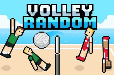 Volleyball random game screenshots.